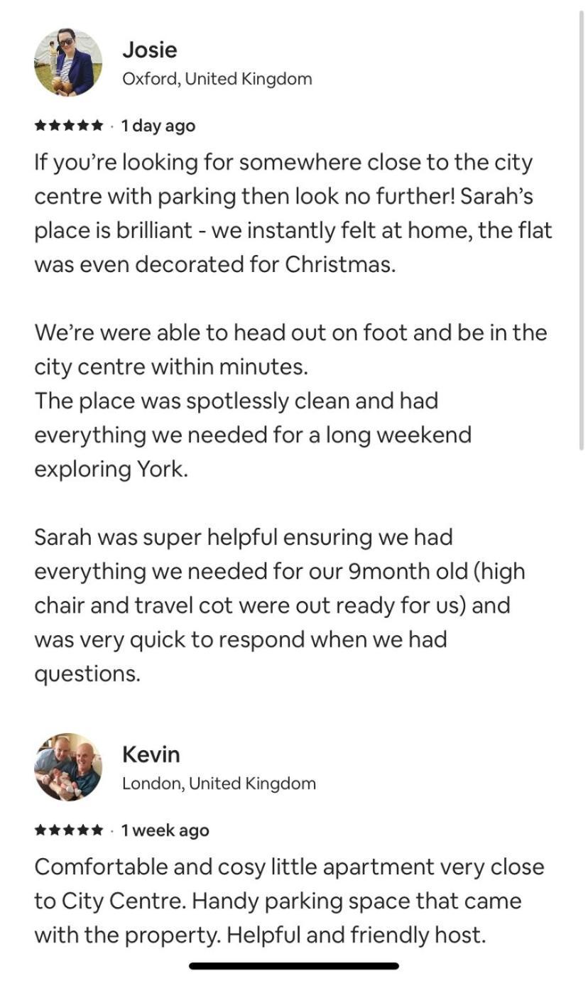 Clement House, York, Free Ev And Parking Apartment