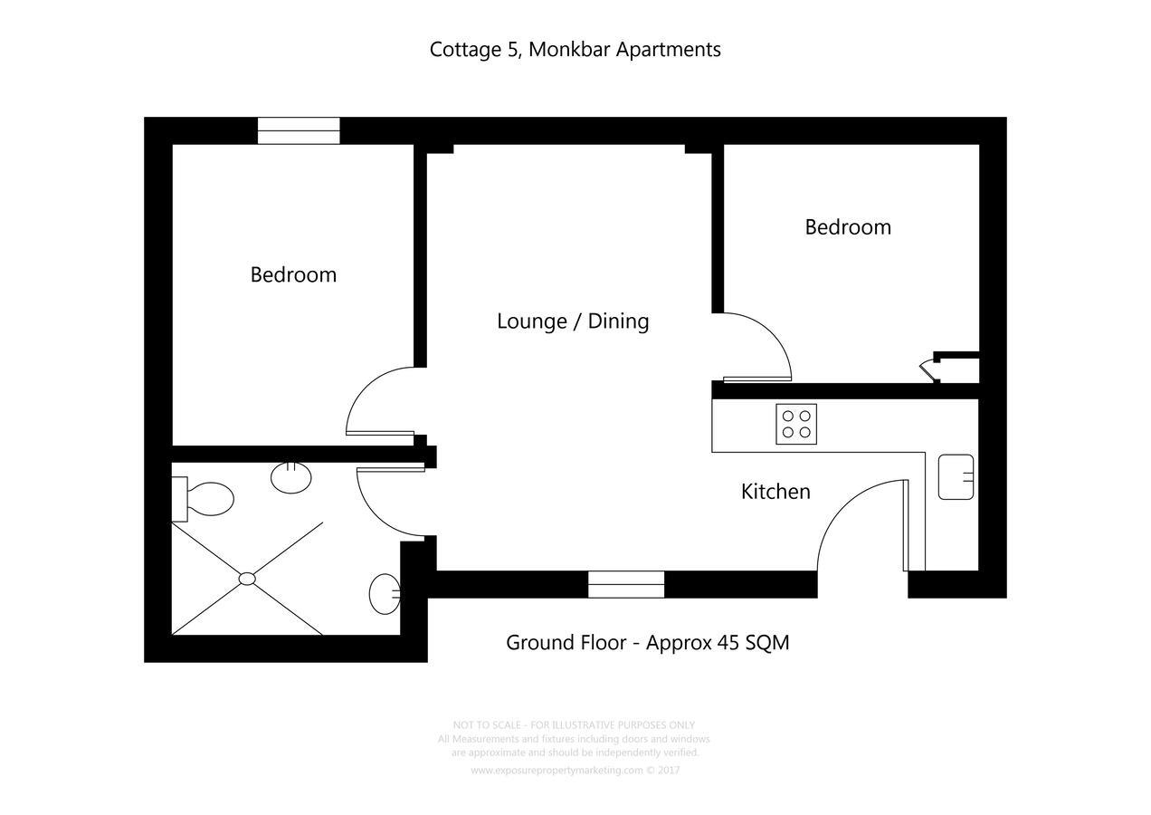 - Monkbar Mews Apartment