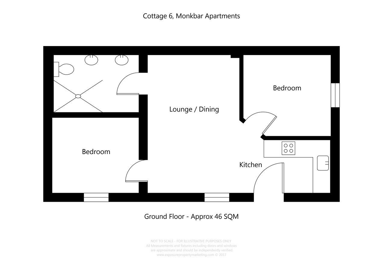 - Monkbar Mews Apartment